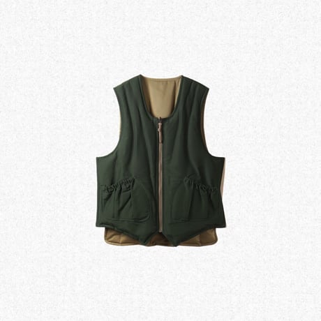 ROTOL] REBUILD KNIT VEST - GREEN