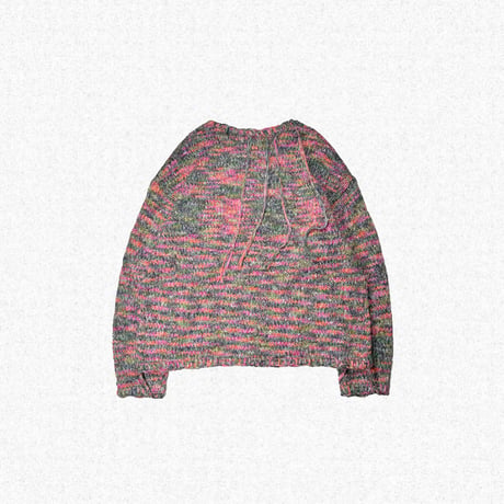 [FACCIES] ROVING SLAB MIX KNIT - RAINBOW