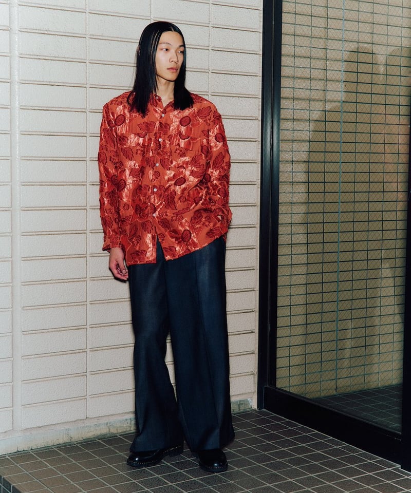 NEZU YOHINTEN] MIDDLE AGE SHIRTS - ORANGE | VA