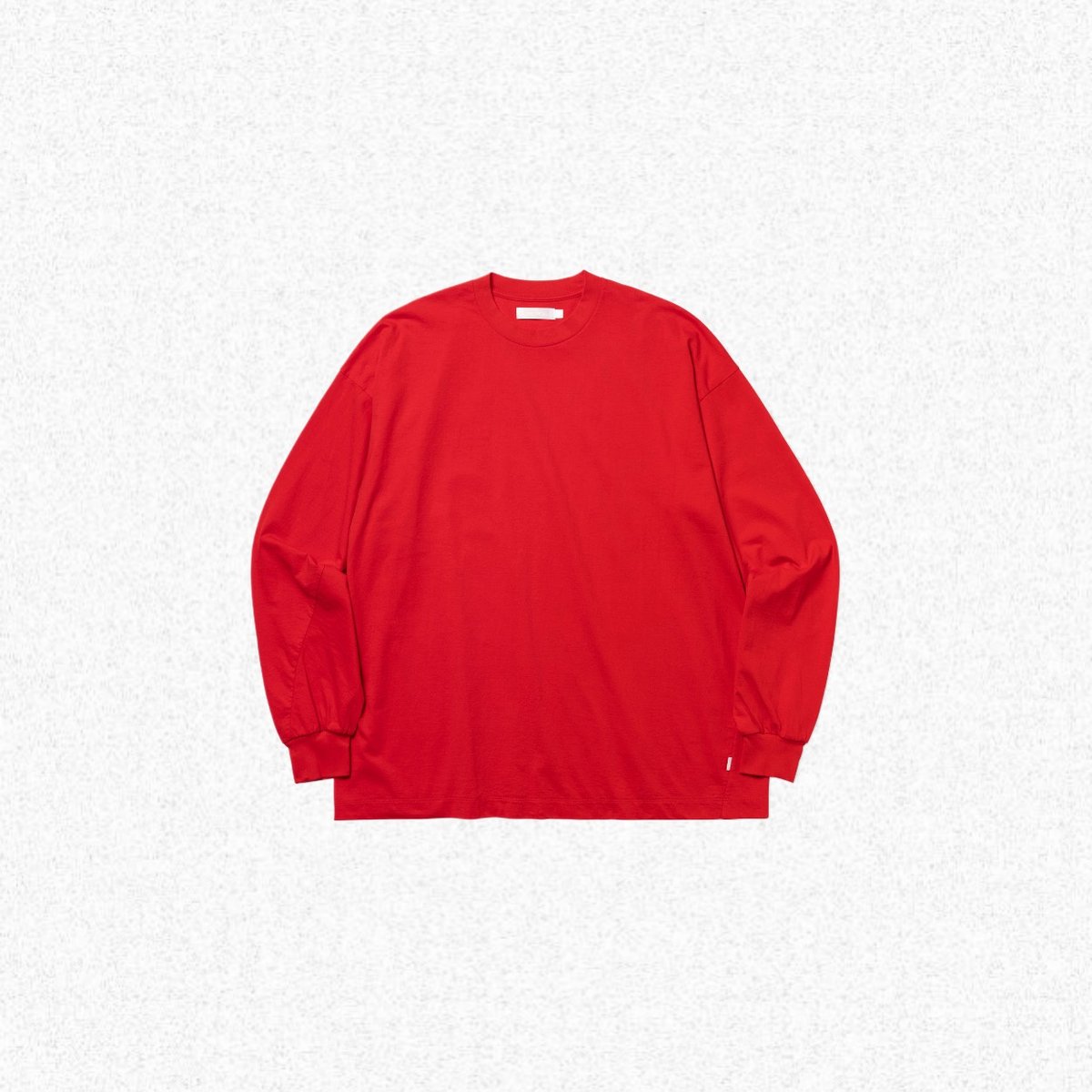 rotol ロトル / WIDE TWIST LONG SLEEVE TEE - red /