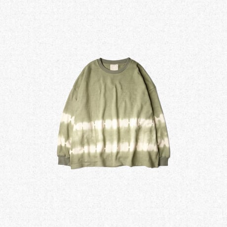 [refomed] WORK GLOVE TIE DYE TEE - KHAKI