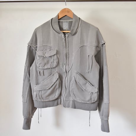 [FACCIES] DETACHABLE HOOD AND SLEEVES WESTERN PK - GRAY