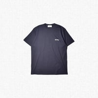 [After Winter] EDGE LOGO TEE - NAVY