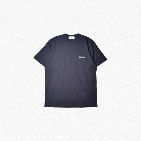 [After Winter] EDGE LOGO TEE - NAVY