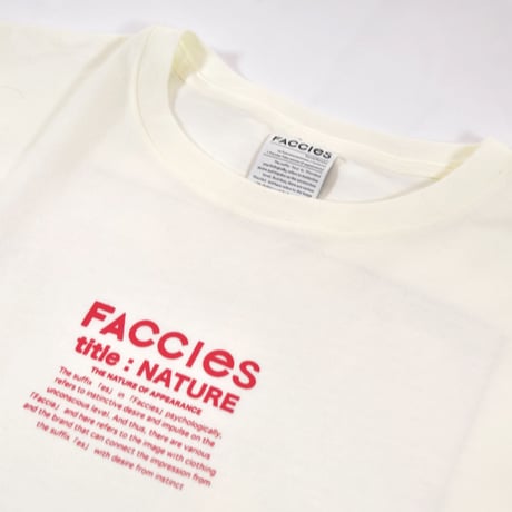 [FACCIES] NATURE PRINT LS - WHITE