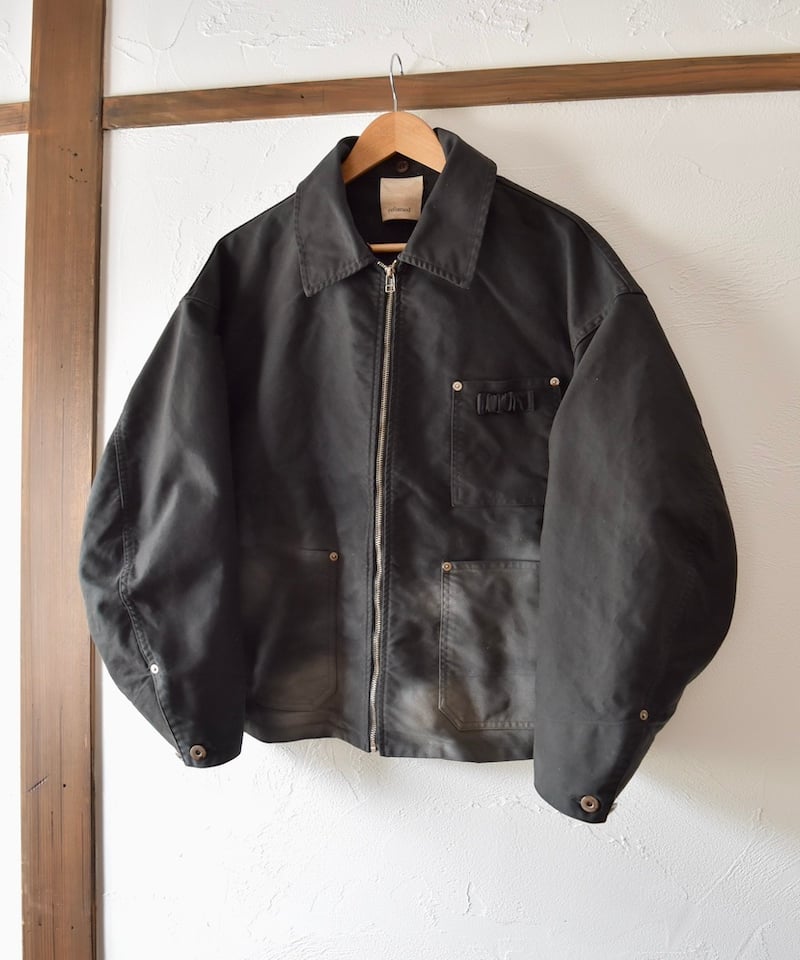 refomed] NEXT MAN MOLESKIN JACKET - BLACK | VA