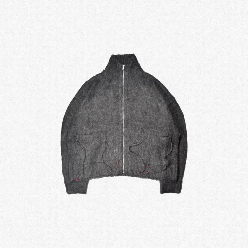 FACCIES SHAGGY DRIVERS KNIT JACKET