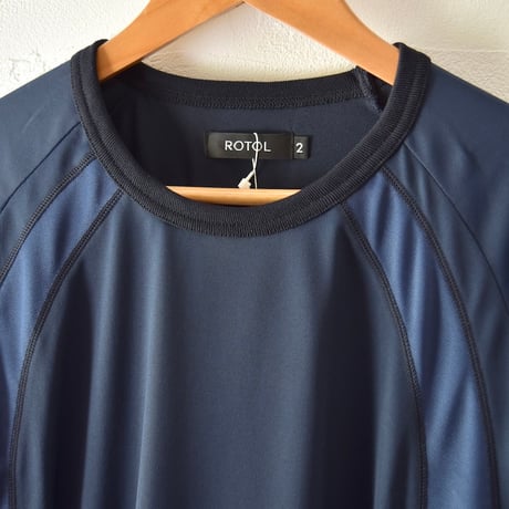 [ROTOL] X SHORT SLEEVE TEE - NAVY