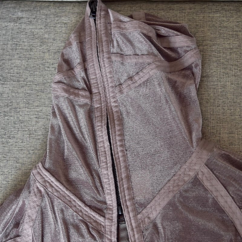 JIAN YE] MESH HOODIE 参 - BROWN | VALORE online