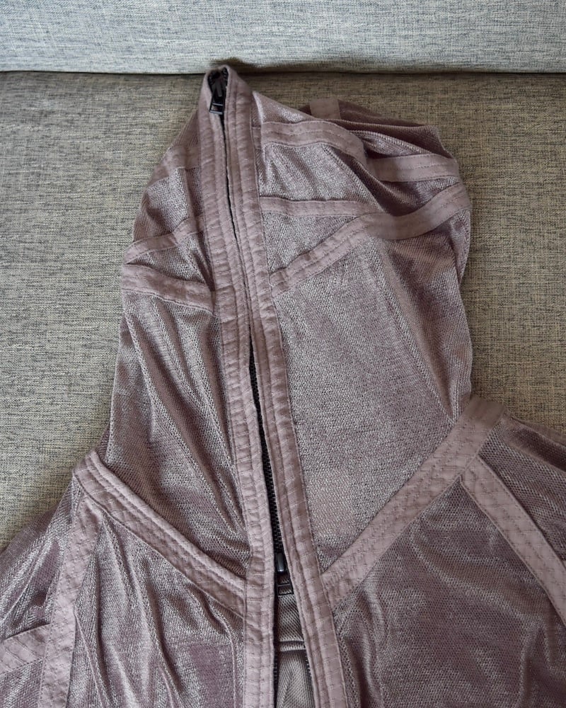 JIAN YE] MESH HOODIE 参 - BROWN | VALORE online