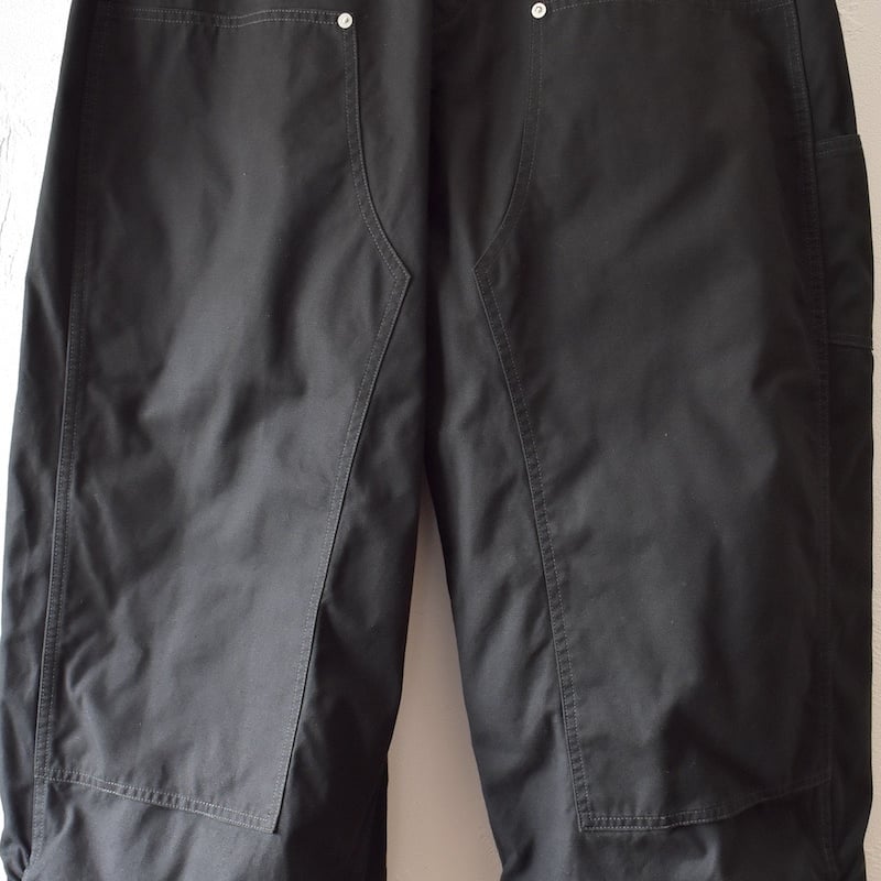 refomed] FRESH MAN DOUBLE KNEE PANTS - BLACK |