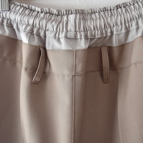 [refomed] REVERSIBLE TRUNKS PANTS - KHAKI×GRAY