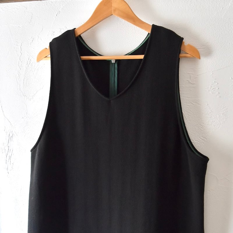 売*象様 25ss ABELIA EDOWARD GOUCHA HANK JUM ABELIA EDOWARD GOUCHA] HANK JUMPSUIT - BLACK |