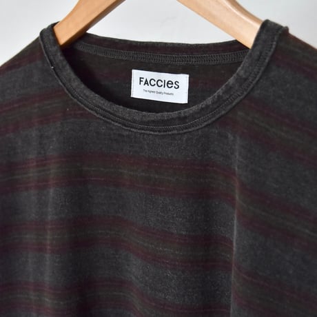 [FACCIES] VINTAGE BORDER DETACHABLE SLEEVES LS - BLACK
