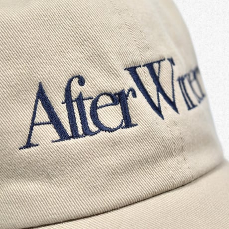 [After Winter] BASIC LOGO CAP - KHAKI