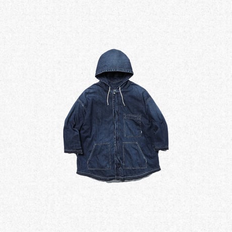 [ROTOL] MASK DENIM SHIRT DAMAGE