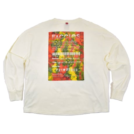 [FACCIES] NATURE PRINT LS - WHITE