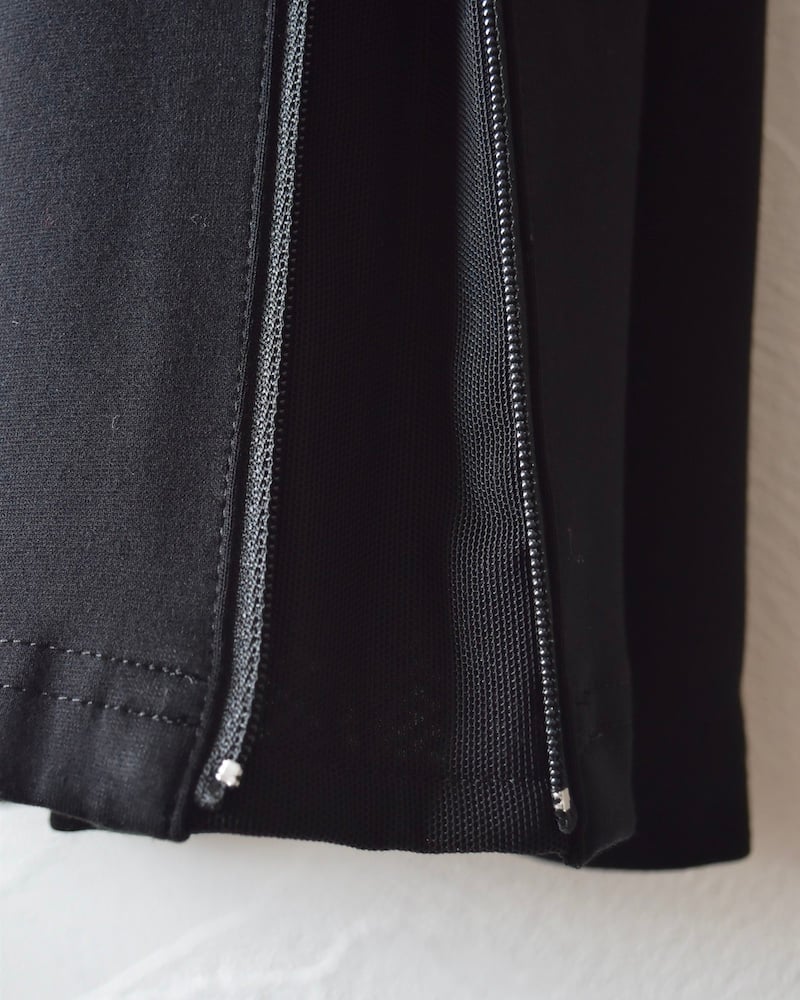 ROTOL] DOUBLE ZIP TRACK PANTS - BLACK | VALORE