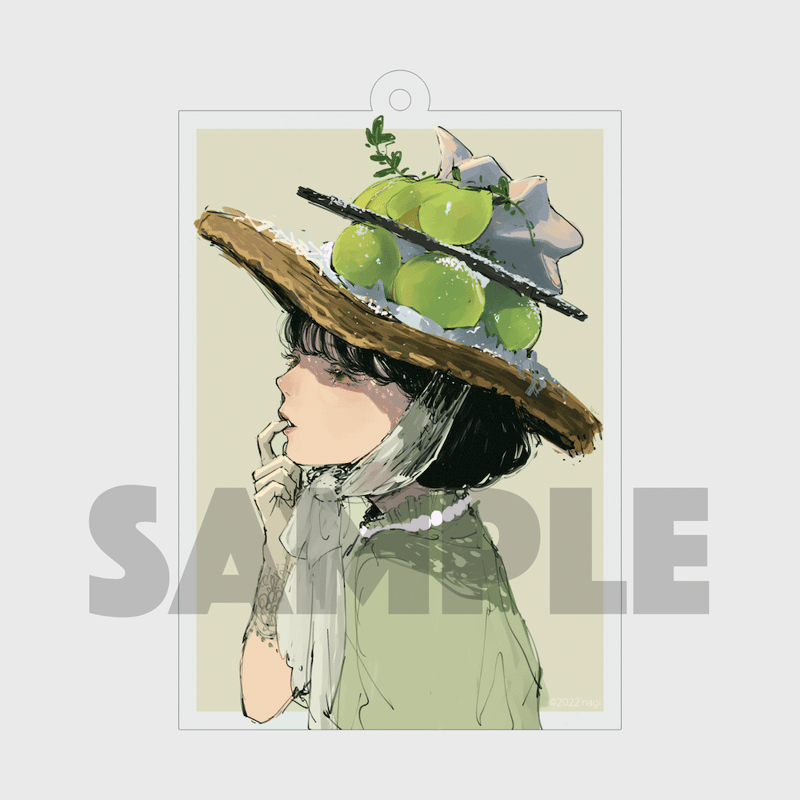 『月と睫毛』 イラストレーター凪サイン入り 展示】イラストレーター凪 作品集『月と睫毛 凪作品集』出版記念