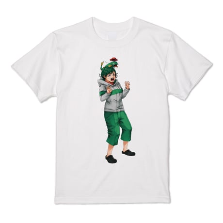 【ホモサピ】 Tシャツ (ホワイト) (ホモサピイラスト) (L)