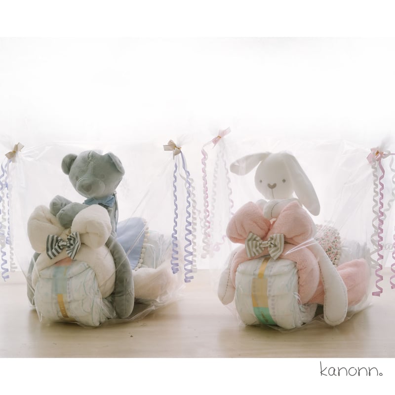 Bike』おむつバイク♡出産祝いギフト(ぬいぐるみ・おむつサイズ