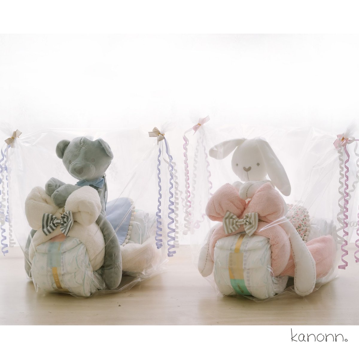 Bike』おむつバイク♡出産祝いギフト(ぬいぐるみ・おむつサイズ