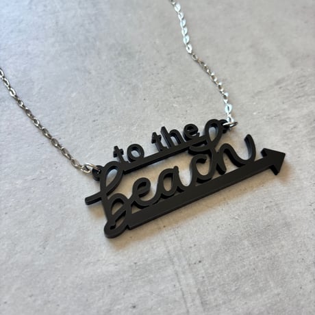 To the beach necklace
