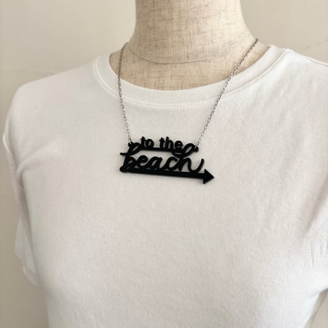 To the beach necklace