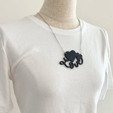 Love Script Necklace