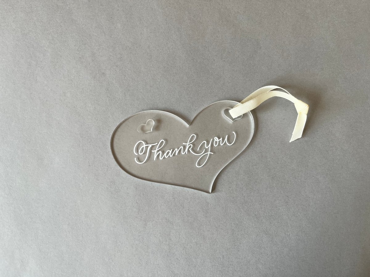 サイン入りハート型アイテム アクリル ハート | ArtPanels.STORE