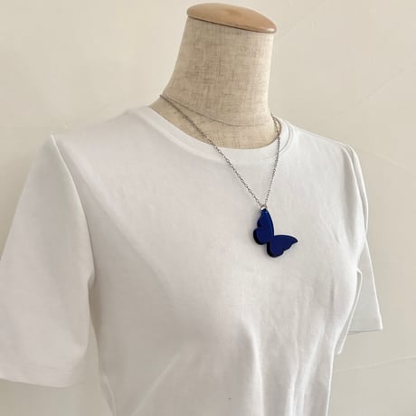 Butterfly Necklace blue