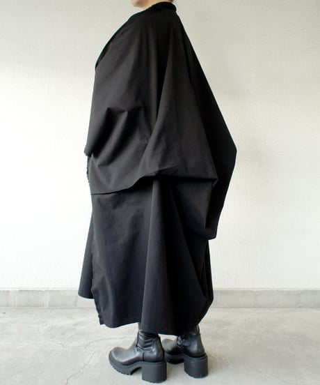 ORI  COAT「ゆったり着られる、生地の耳まで使った綿コート」