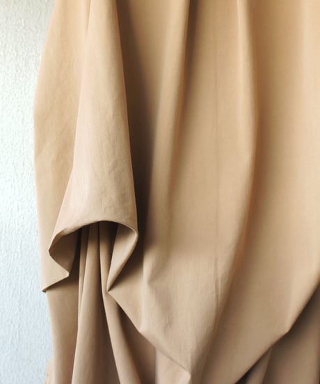 ORI  COAT「ゆったり着られる、生地の耳まで使った綿コート」
