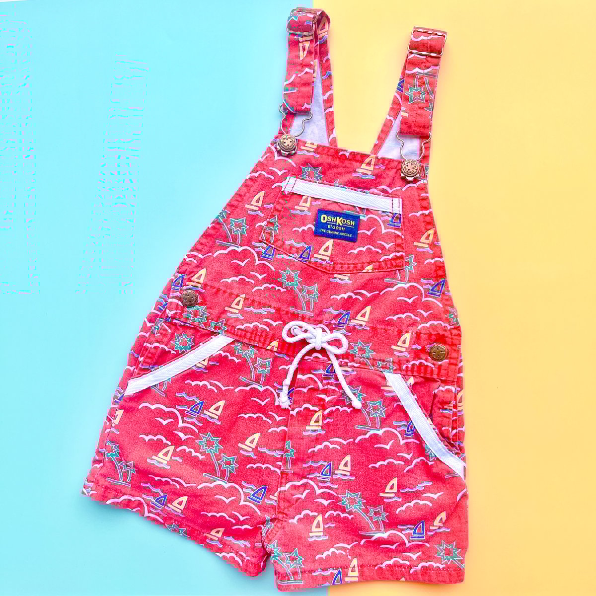 🔵🔴[110~120cm] Oshkosh B'Gosh Red Summer Fun Pri