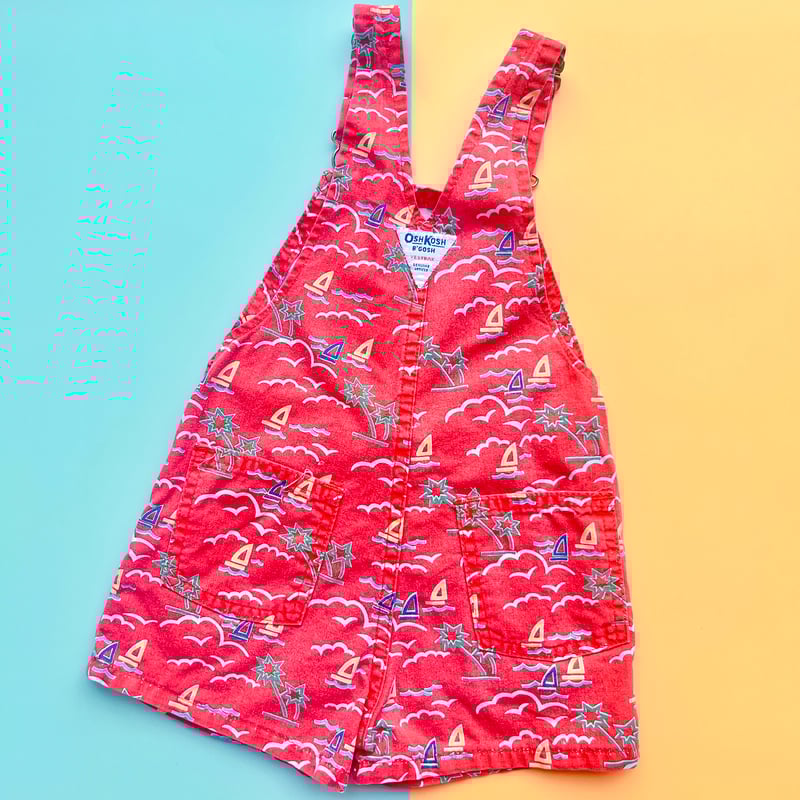 🔵🔴[110~120cm] Oshkosh B'Gosh Red Summer Fun Pri