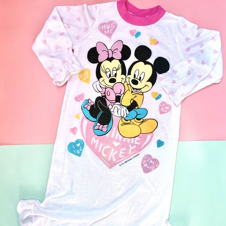 [110cm] Mickey & Minnie Mouse 90’s Sleep Gown