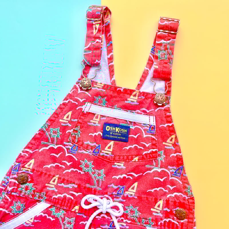 🔵🔴[110~120cm] Oshkosh B'Gosh Red Summer Fun Pri