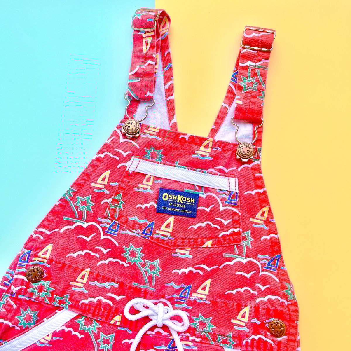 🔵🔴[110~120cm] Oshkosh B'Gosh Red Summer Fun Pri