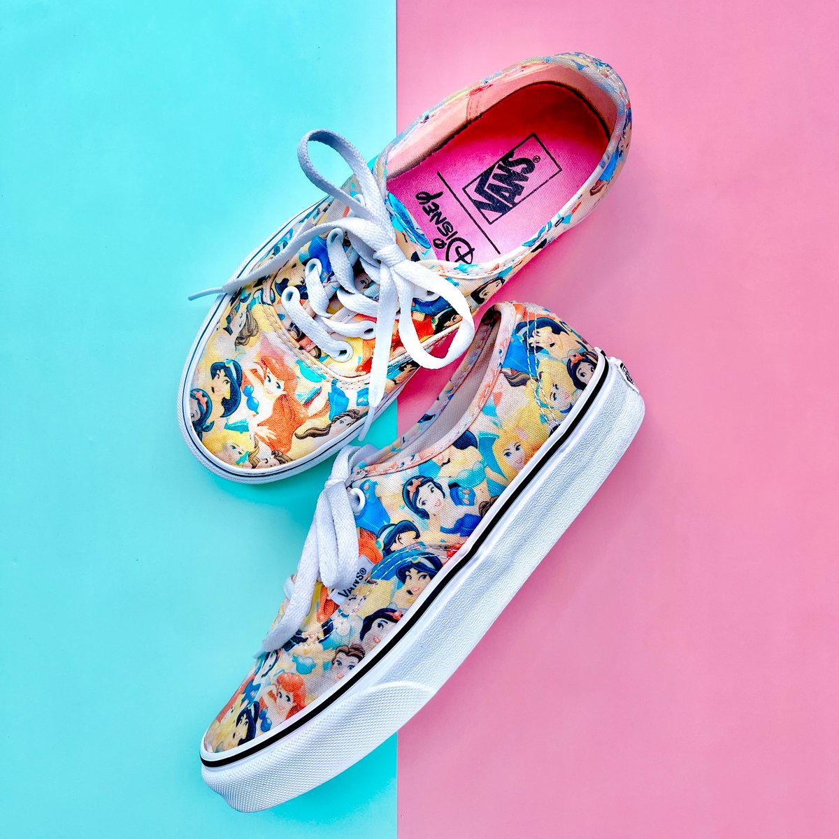 23cm] Vans Disney Princess Sneakers for Women 