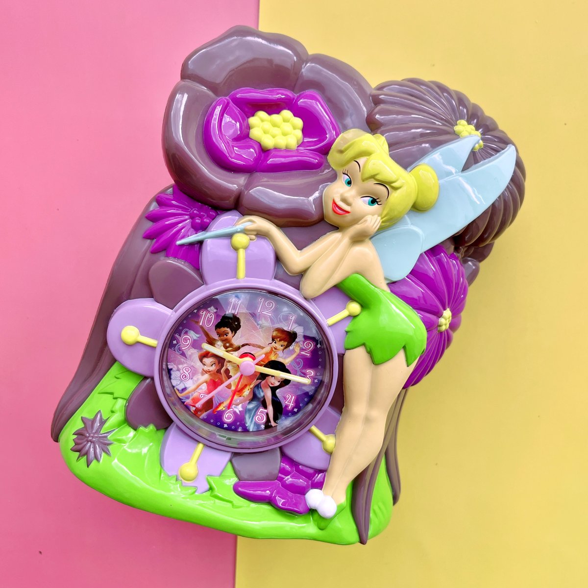 Disney Fairies Tinkerbell Clock & Coin Bank | m