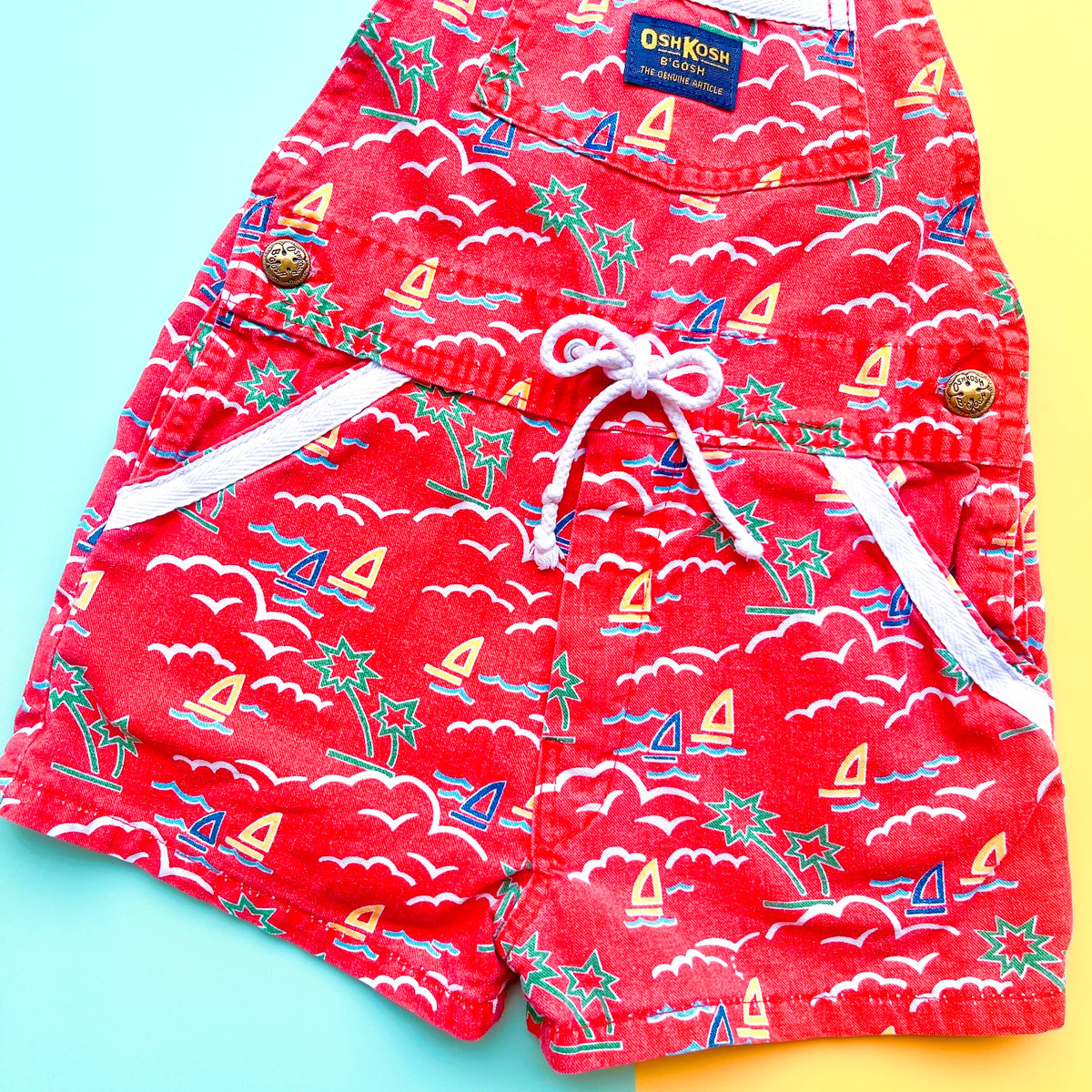 110~120cm] Oshkosh B'Gosh Red Summer Fun Print