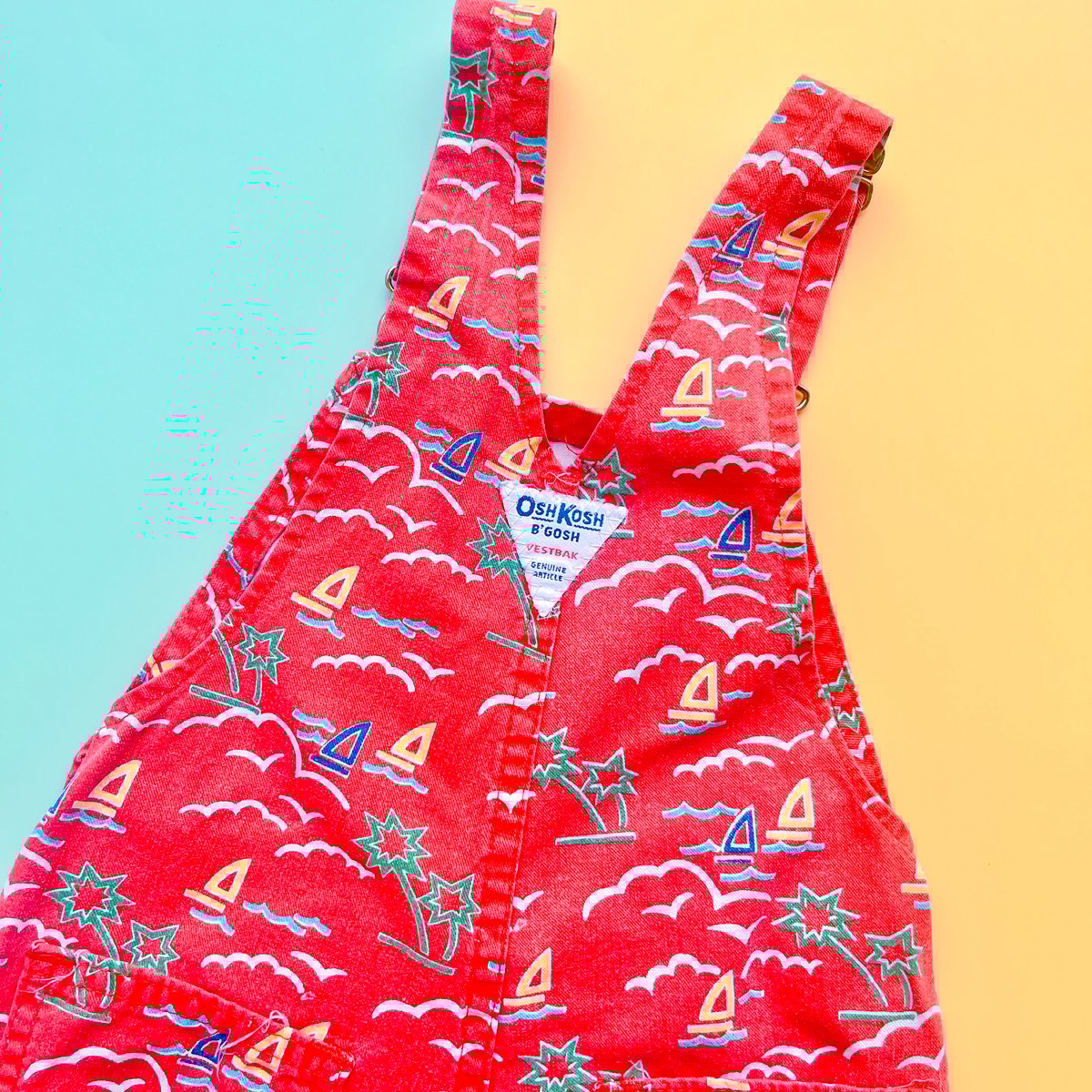 110~120cm] Oshkosh B'Gosh Red Summer Fun Print