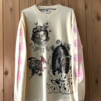 INVATION LIMITED L/S tee ( VINTAGE NATURAL)