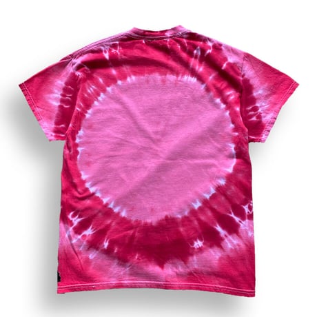 ZEBRA TIE DYE S/S tee (BULL'S EYE RED)