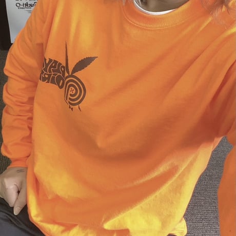 PLAY DIRTY L/S tee（ORANGE）