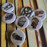 MONSRER BUTTON BADGE SET NO.2