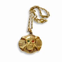 SKULL NECKLESS (BRASS)