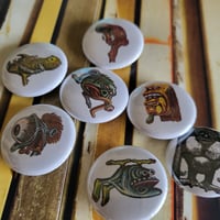 MONSTERS BUTTON BADGE SET NO.1