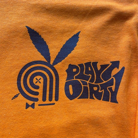 PLAY DIRTY L/S tee（ORANGE）