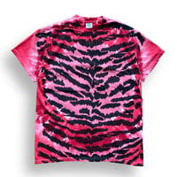 ZEBRA TIE DYE S/S tee (BULL'S EYE RED)